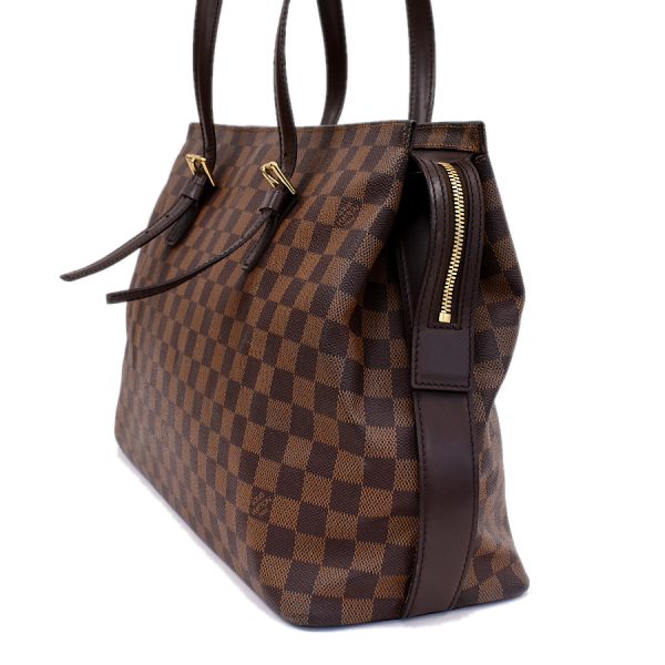 5000017884101282 2 Louis Vuitton Chelsea Shoulder Bag N51119 Damier Ebene Brown