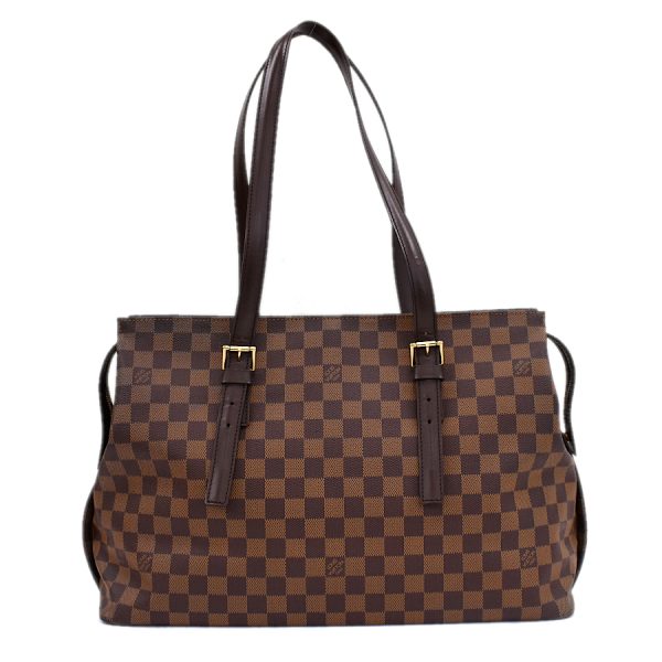 5000017884101282 3 Louis Vuitton Chelsea Shoulder Bag N51119 Damier Ebene Brown