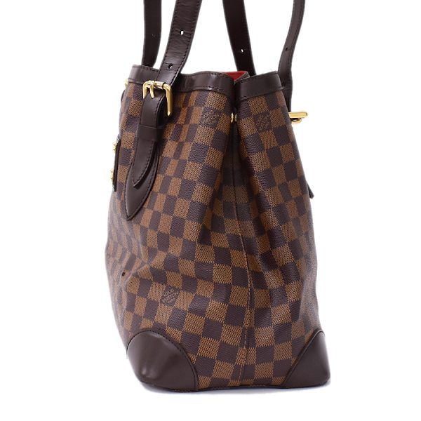 5000017884101310 2 LOUIS VUITTON Hampstead MM Tote Bag N51204 Damier Ebene Brown