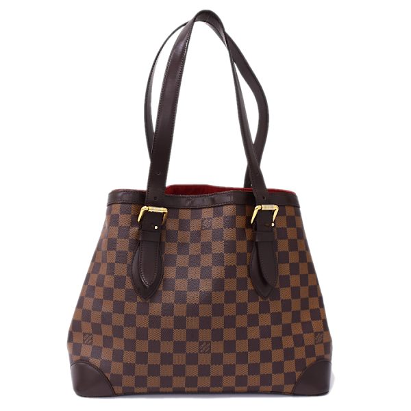 5000017884101310 3 LOUIS VUITTON Hampstead MM Tote Bag N51204 Damier Ebene Brown