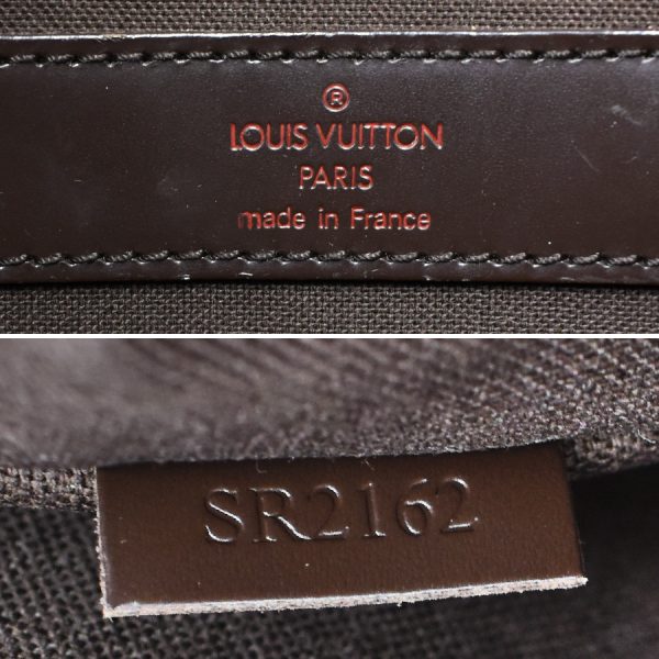 5000017884101370 9 Louis Vuitton Naviglio Shoulder Bag Damier Ebene Brown