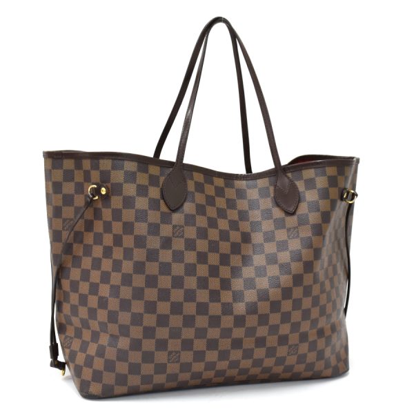 5000017884101381 1 Louis Vuitton Neverfull GM Tote Bag Damier Ebene Brown