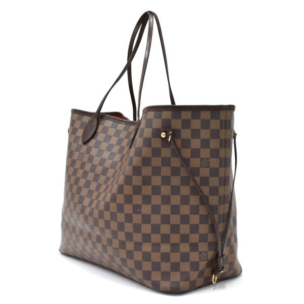 5000017884101381 2 Louis Vuitton Neverfull GM Tote Bag Damier Ebene Brown