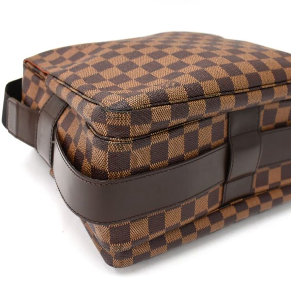 5000017884101388 5 Louis Vuitton Naviglio Messenger Shoulder Bag Damier Ebene Brown