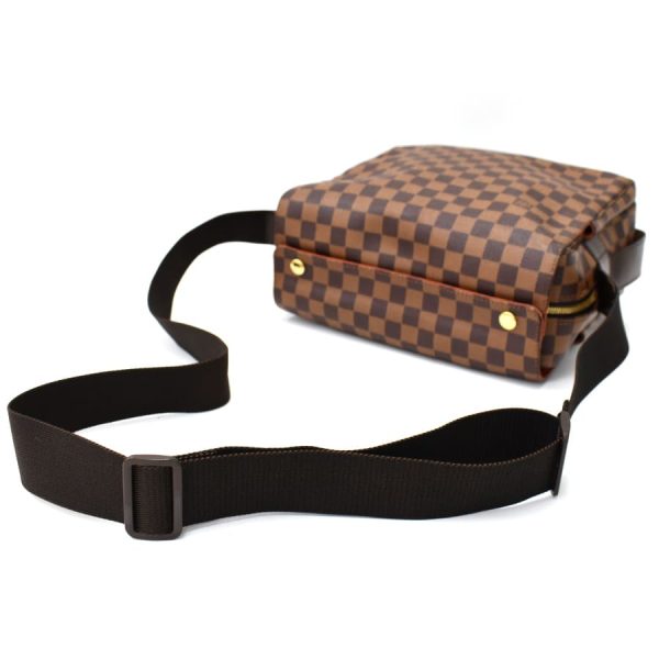 5000017884101388 7 Louis Vuitton Naviglio Messenger Shoulder Bag Damier Ebene Brown