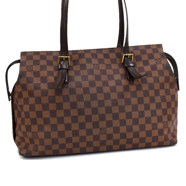 5000017884101419 1 Louis Vuitton Chelsea Shoulder Tote Bag Damier Ebene Brown