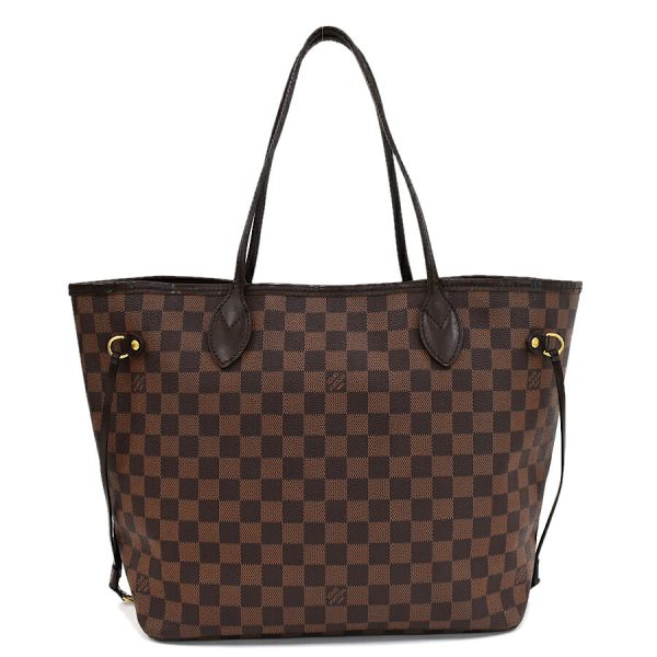 5000017884101420 3 Louis Vuitton Neverfull MM Tote Bag Damier Ebene Brown