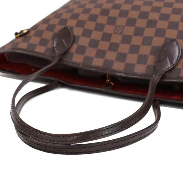 5000017884101420 6 Louis Vuitton Neverfull MM Tote Bag Damier Ebene Brown