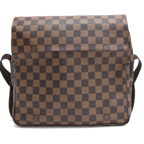 5000017884101423 3 Louis Vuitton Naviglio Messenger Shoulder Bag N45255 Damier Ebene Brown