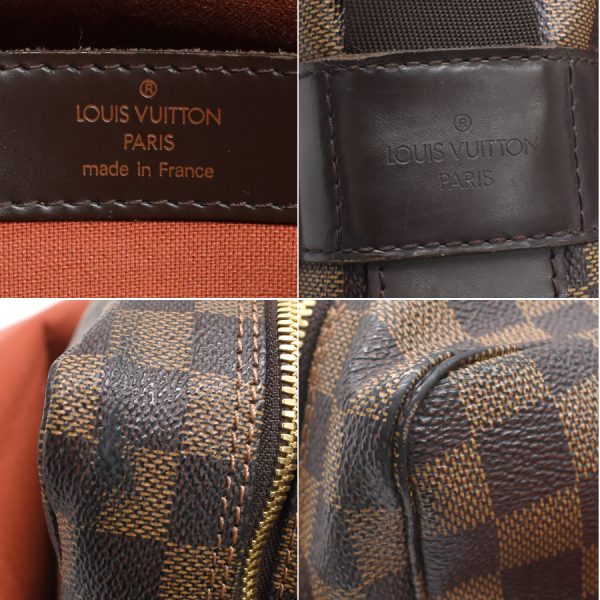 5000017884101423 9 Louis Vuitton Naviglio Messenger Shoulder Bag N45255 Damier Ebene Brown