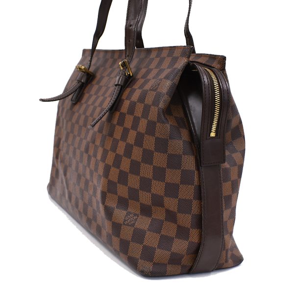 5000017884101425 2 Louis Vuitton Chelsea shoulder tote bag N51119 Damier Ebene Brown