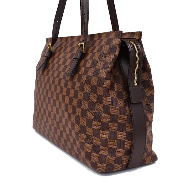 5000017884101426 2 Louis Vuitton Chelsea shoulder tote Damier Ebene Brown