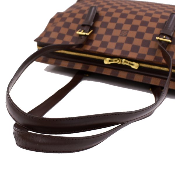 5000017884101426 7 Louis Vuitton Chelsea shoulder tote Damier Ebene Brown