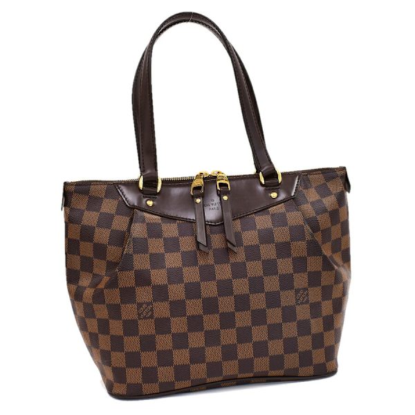 5000017884101429 1 Louis Vuitton Westminster PM Shoulder Bag Damier Ebene Brown