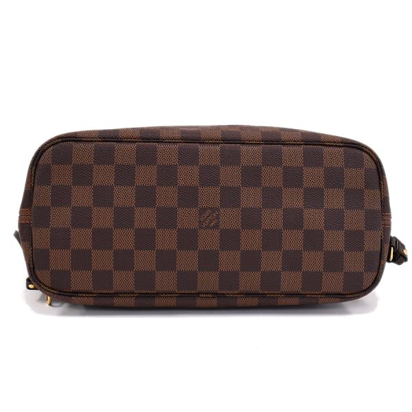 5000017884101437 4 Louis Vuitton Neverfull PM Tote Bag Damier Ebene Brown