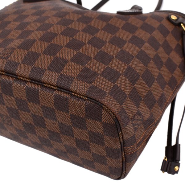 5000017884101437 5 Louis Vuitton Neverfull PM Tote Bag Damier Ebene Brown