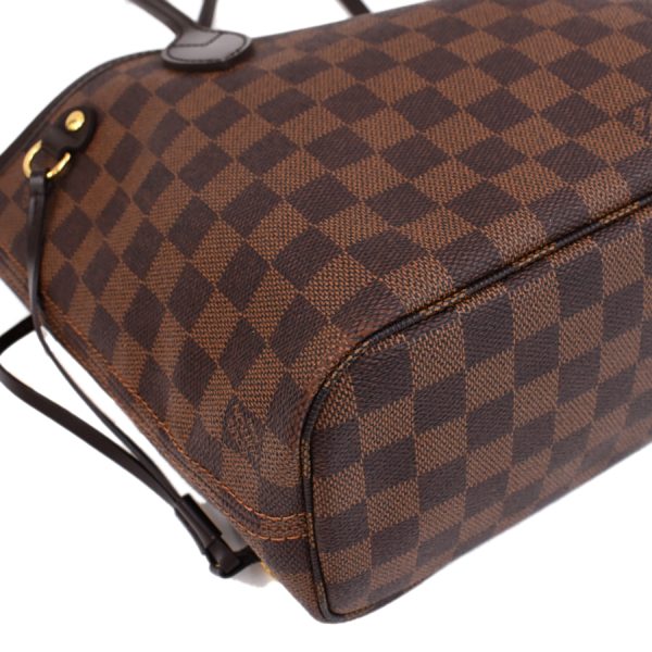 5000017884101437 6 Louis Vuitton Neverfull PM Tote Bag Damier Ebene Brown