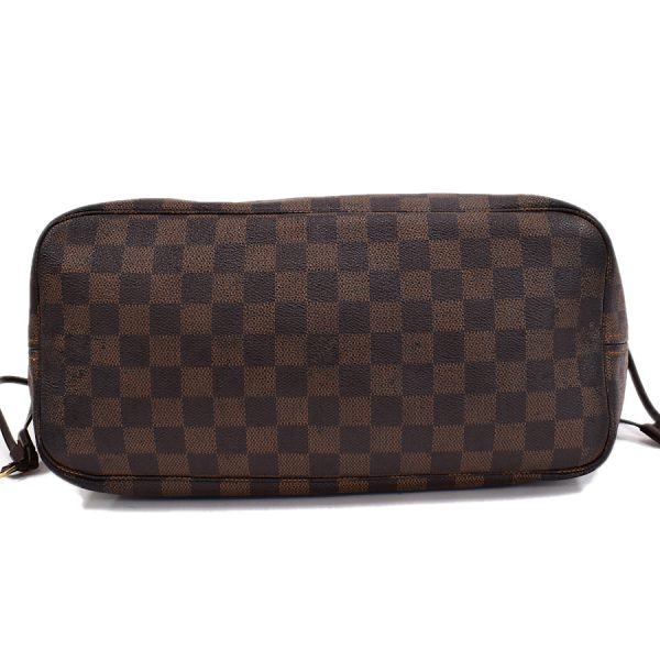 5000017884101440 4 Louis Vuitton Neverfull MM Tote Bag Damier Ebene Brown