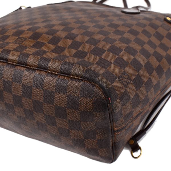 5000017884101440 5 Louis Vuitton Neverfull MM Tote Bag Damier Ebene Brown