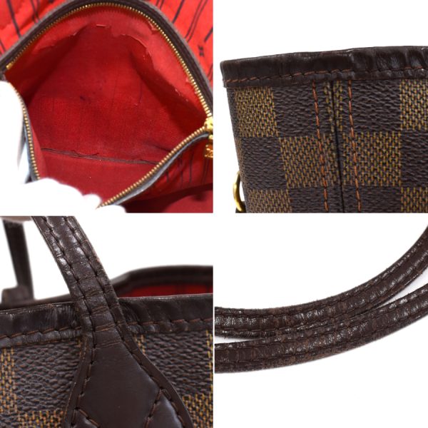 5000017884101440 9 Louis Vuitton Neverfull MM Tote Bag Damier Ebene Brown