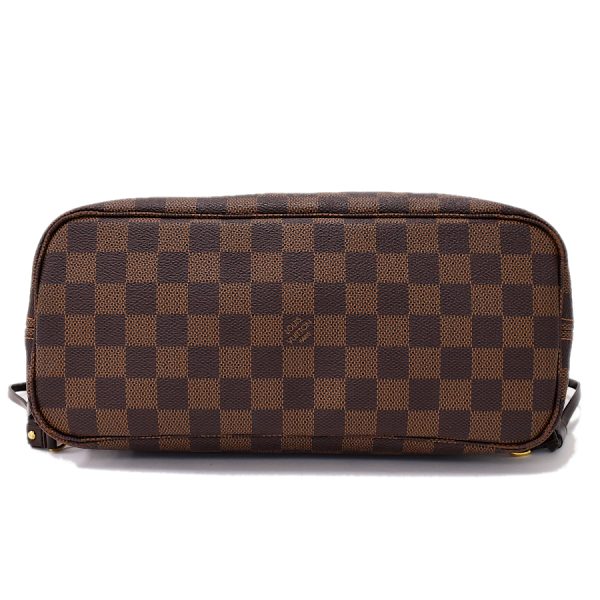 5000017884101443 4 Louis Vuitton Neverfull PM Tote Bag Damier Ebene Brown