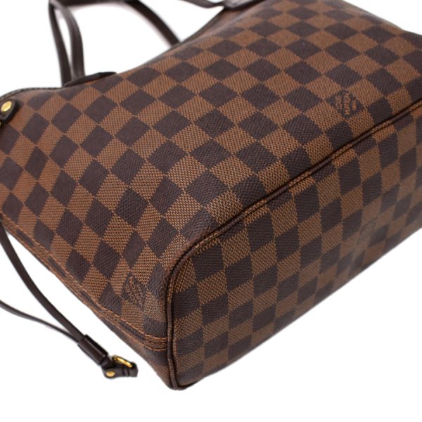 5000017884101443 6 Louis Vuitton Neverfull PM Tote Bag Damier Ebene Brown