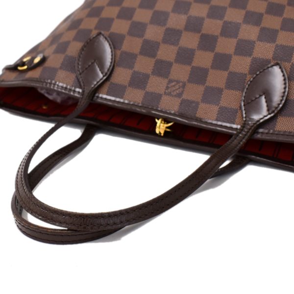 5000017884101443 7 Louis Vuitton Neverfull PM Tote Bag Damier Ebene Brown