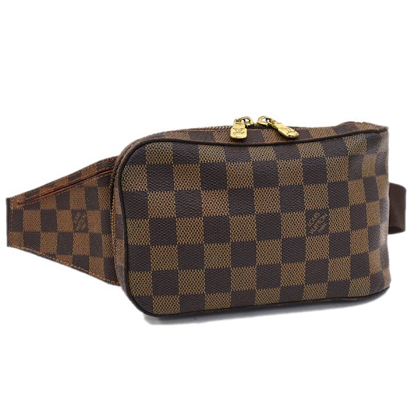 5000017884101450 1 Louis Vuitton Geronimos Body Bag Damier Ebene Brown