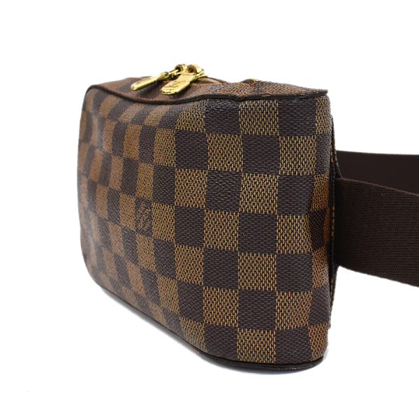 5000017884101450 2 Louis Vuitton Geronimos Body Bag Damier Ebene Brown