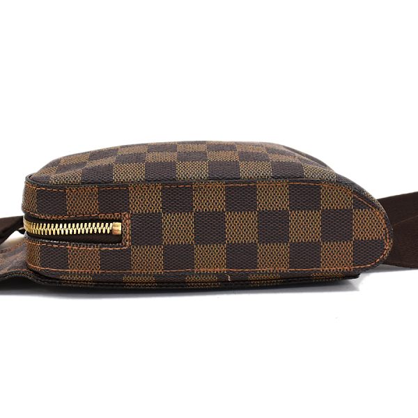 5000017884101450 4 Louis Vuitton Geronimos Body Bag Damier Ebene Brown