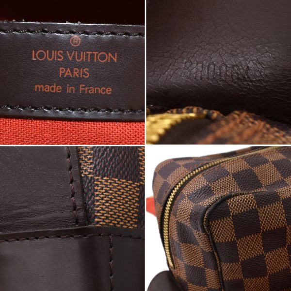 5000017884101453 9 Louis Vuitton Geronimos Body Bag Damier Ebene Brown