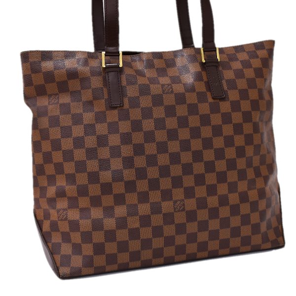 5000017884101460 1 Louis Vuitton Riverside 2 Way Tote Bag Damier Brown