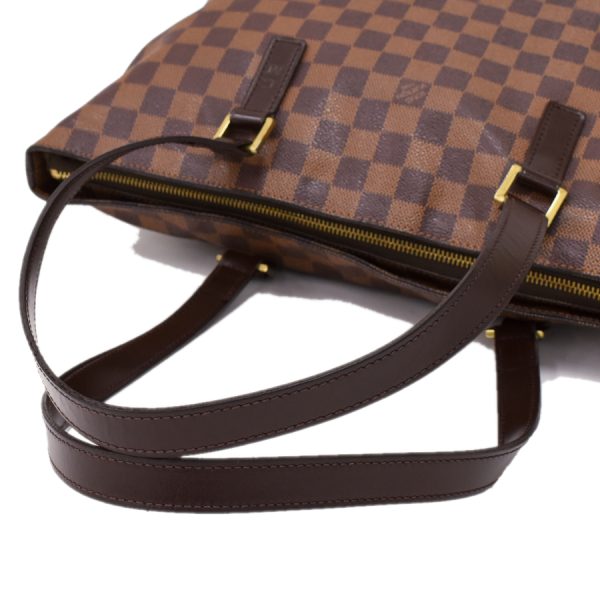 5000017884101460 6 Louis Vuitton Riverside 2 Way Tote Bag Damier Brown