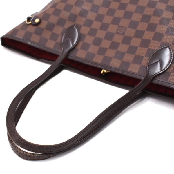 5000017884101485 6 Louis Vuitton Neverfull MM Tote Bag Damier Ebene Canvas Brown