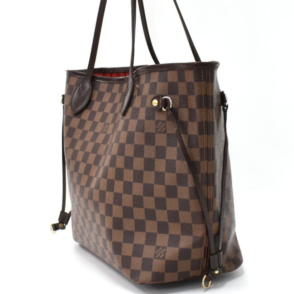 binary comment LOUIS VUITTON Neverfull MM Tote N41358 Damier Ebene Brown