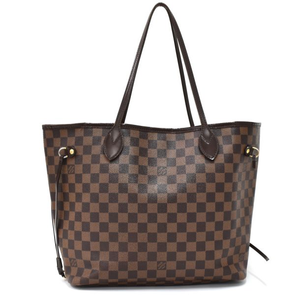 binary comment LOUIS VUITTON Neverfull MM Tote N41358 Damier Ebene Brown