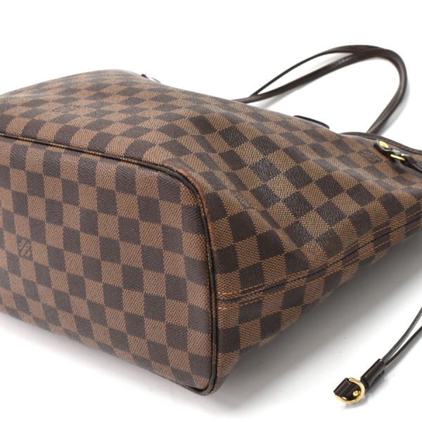 binary comment LOUIS VUITTON Neverfull MM Tote N41358 Damier Ebene Brown