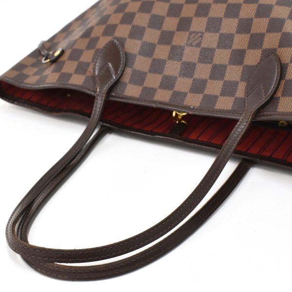 binary comment LOUIS VUITTON Neverfull MM Tote N41358 Damier Ebene Brown