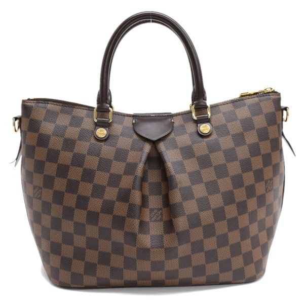 5000017884101528 3 Louis Vuitton Siena MM Tote Shoulder Bag Damier Ebene Brown