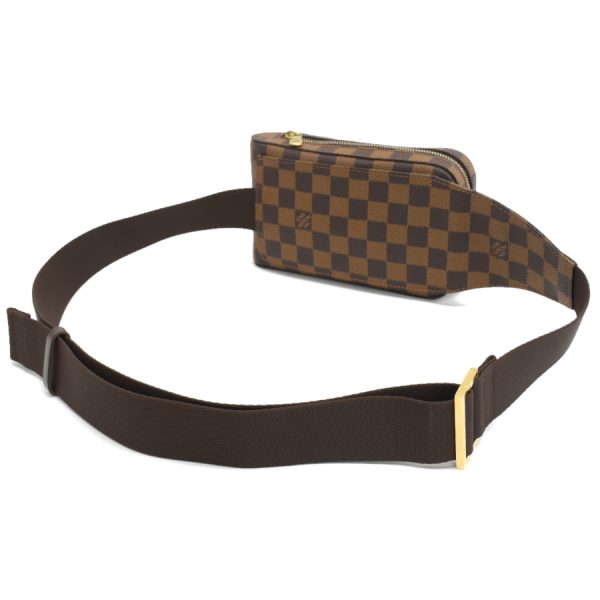 5000017884101540 7 Louis Vuitton Geronimos body bag Damier brown