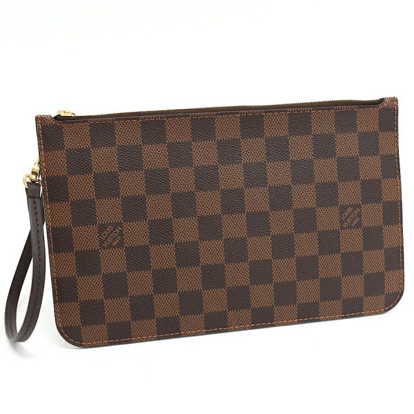 5000017884101546 1 Louis Vuitton Poche Toilette 15 Pouch Damier Ebene Canvas Brown