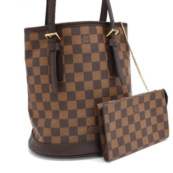 5000017884101561 1 Louis Vuitton Naviglio Shoulder Bag Damier Ebene Canvas Brown