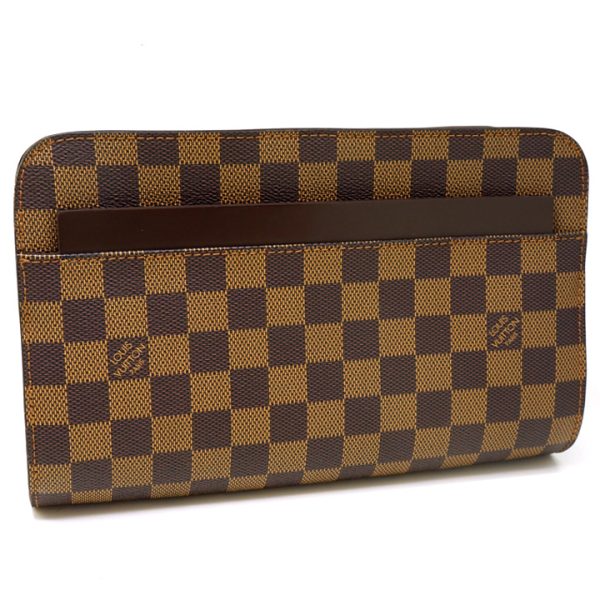 5000017884400348 1 Louis Vuitton Damier Saint Louis Clutch Bag Brown