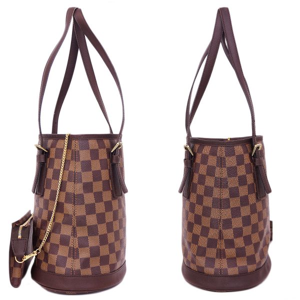 5000017884400372 3 Louis Vuitton Tote Bag Damier Ebene Canvas Tote Bag Brown