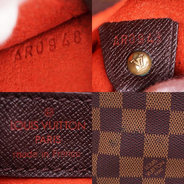 5000017884400372 8 Louis Vuitton Tote Bag Damier Ebene Canvas Tote Bag Brown