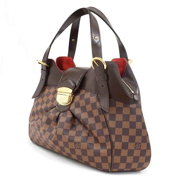 5000017889300302 2 Louis Vuitton Male Tote Bag Canvas Brown Damier