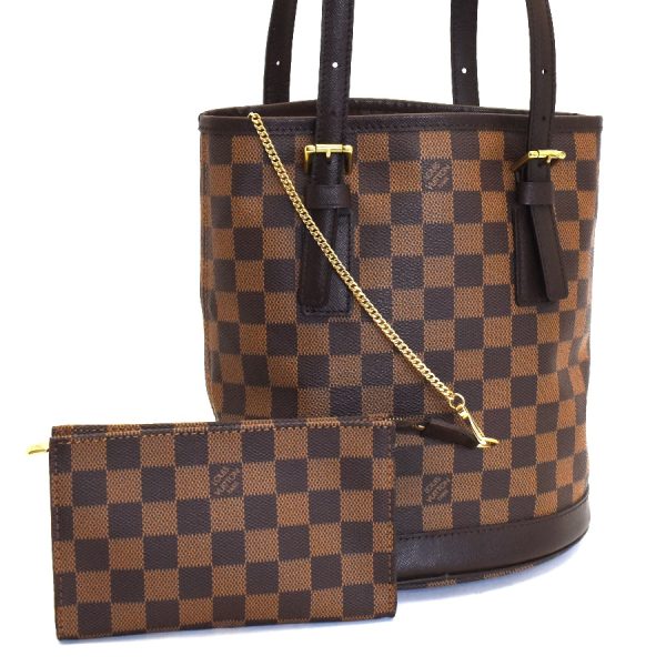 5000017889300303 1 Louis Vuitton Saleya PM Tote Bag Damier Ebene Canvas Brown