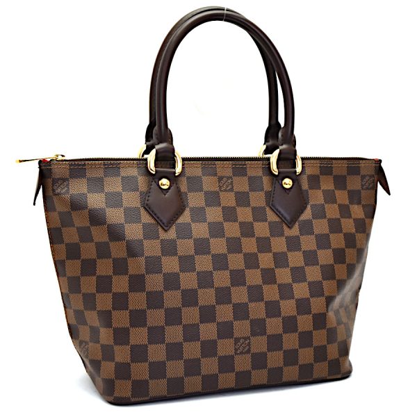 5000017889300310 1 Louis Vuitton Sarina PM Tote Bag Damier Azur Canvas White