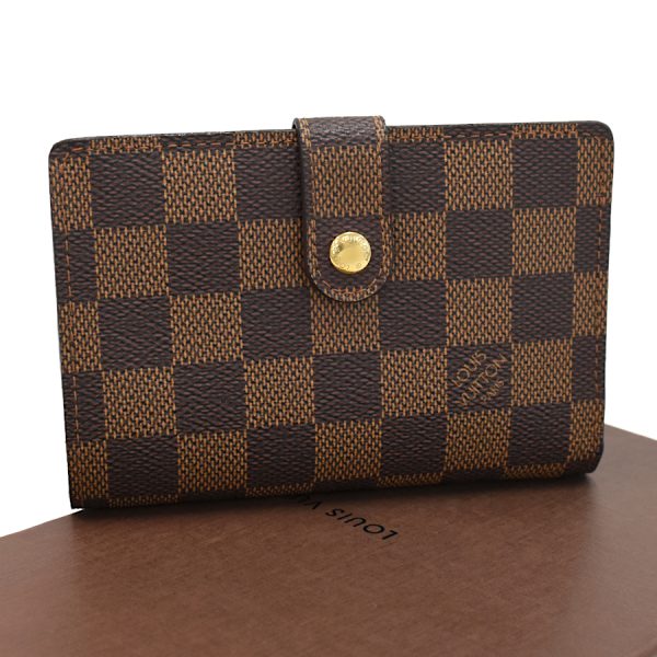 5000018884100399 1 Louis Vuitton Porto Monet Billet Viennois Wallet Damier Ebene Brown