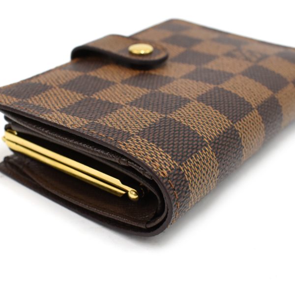 5000018884100399 5 Louis Vuitton Porto Monet Billet Viennois Wallet Damier Ebene Brown